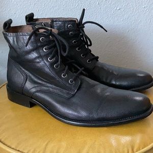 Genuine leather ankle boots